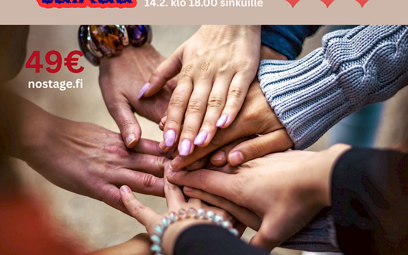 Ystävänpäivänä 14.2.2026 kutsumme parit ja sinkut Nostageen!